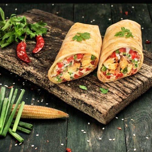 Paneer Tikka Wrap