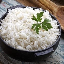 Steamed rice