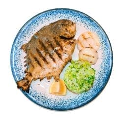 Grilled Fish (Pompano)